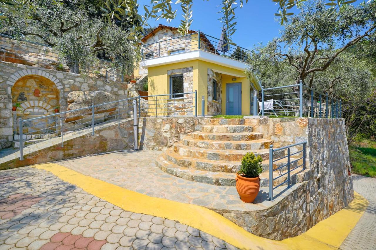 Villa Lithos Chrysi Ammoudia ภายนอก รูปภาพ